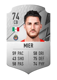 Hiram Mier Rare 74 OVR