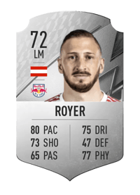 Daniel Royer Rare 72 OVR