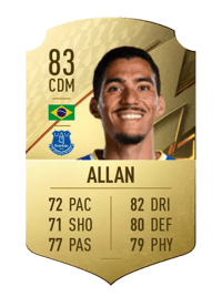 Allan Rare 83 OVR