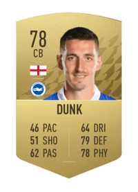 Lewis Dunk Common 78 OVR