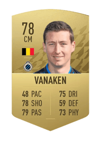 Hans Vanaken Common 78 OVR
