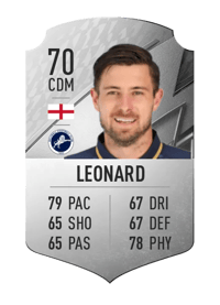 Ryan Leonard Rare 70 OVR
