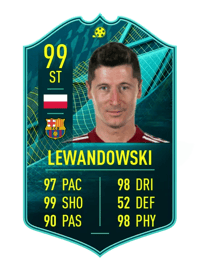 Robert Lewandowski PLAYER MOMENTS 99 OVR