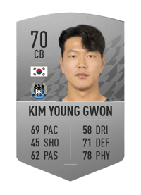 Kim Young Gwon Common 70 OVR