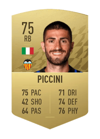 Cristiano Piccini Common 75 OVR