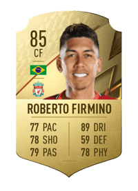 Roberto Firmino Rare 85 OVR