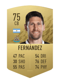 Federico Fernández Common 75 OVR