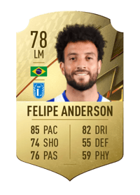 Felipe Anderson Rare 78 OVR