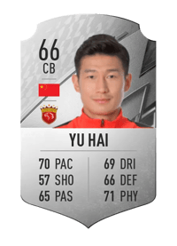 Yu Hai Rare 66 OVR
