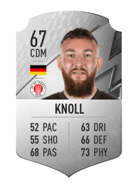 Marvin Knoll Rare 67 OVR