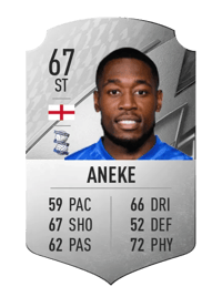 Chuks Aneke Rare 67 OVR