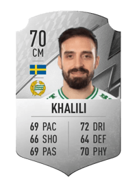 Abdul Khalili Rare 70 OVR