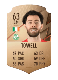 Richie Towell Rare 63 OVR