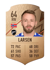 Kristoffer Larsen Rare 64 OVR