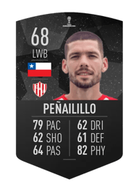 Nicolás Peñailillo CONMEBOL SUDAMERICANA 68 OVR