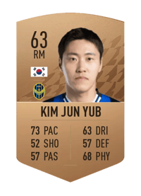 Kim Jun Yub Common 63 OVR