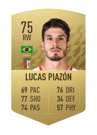 Lucas Piazón Common 75 OVR