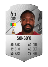 Yann Songo'o Rare 65 OVR