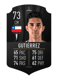 Felipe Gutiérrez CONMEBOL LIBERTADORES 73 OVR