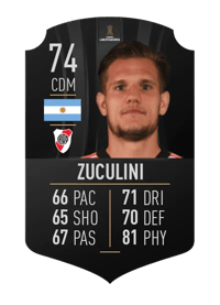 Bruno Zuculini CONMEBOL LIBERTADORES 74 OVR