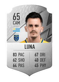 Adrián Luna Rare 65 OVR