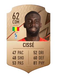 Ousseynou Cissé Rare 62 OVR