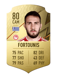 Konstantinos Fortounis Rare 80 OVR