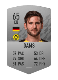 Niklas Dams Common 65 OVR
