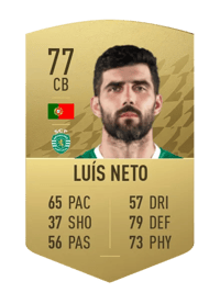 Luís Neto Common 77 OVR