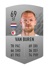 Mick van Buren Common 69 OVR