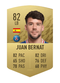Juan Bernat Common 82 OVR