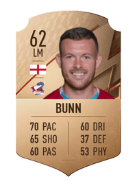 Harry Bunn Rare 62 OVR