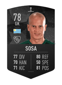 Sebastián Sosa CONMEBOL SUDAMERICANA 78 OVR