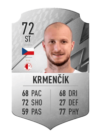 Michael Krmenčík Rare 72 OVR