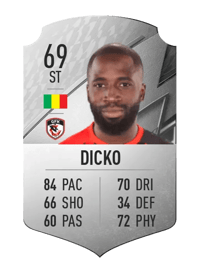 Nouha Dicko Rare 69 OVR