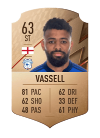Isaac Vassell Rare 63 OVR