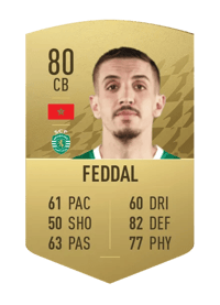 Zouhair Feddal Common 80 OVR