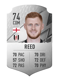 Harrison Reed Rare 74 OVR