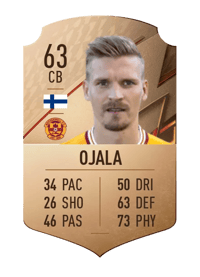 Juhani Ojala Rare 63 OVR