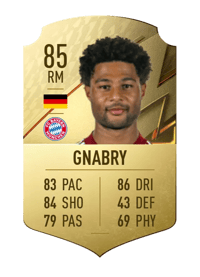 Serge Gnabry Rare 85 OVR