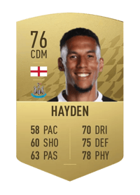 Isaac Hayden Common 76 OVR