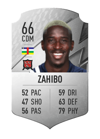 Wilfried Zahibo Rare 66 OVR