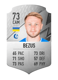Roman Bezus Rare 73 OVR