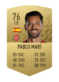 Pablo Marí Common 76 OVR
