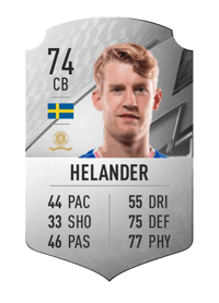 Filip Helander Rare 74 OVR