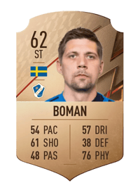 Mikael Boman Rare 62 OVR