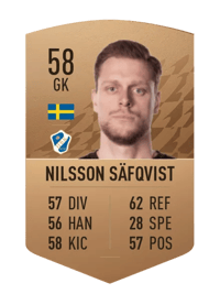 Malkolm Nilsson Säfqvist Common 58 OVR