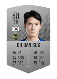 Oh Ban Suk Common 68 OVR