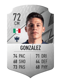 Arturo González Rare 72 OVR