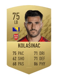 Sead Kolašinac Common 75 OVR